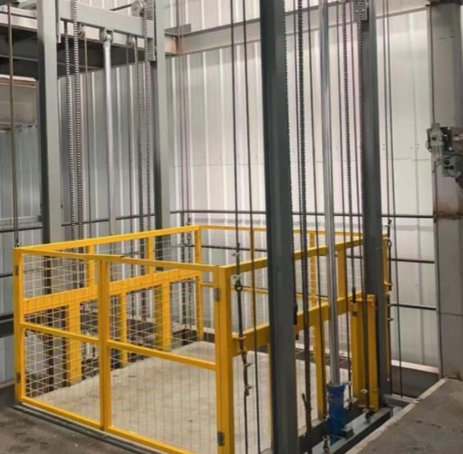 四会导轨式升降机一般加工周期